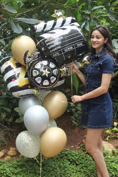 Mumbai: Actress Ananya Pandey celebrates her 21st birthday in Mumbai on Oct 30, 2019. (Photo: IANS)