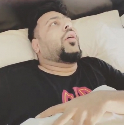 Rapper Badshah has shared a hilarious video of him waking up to the tunes of 