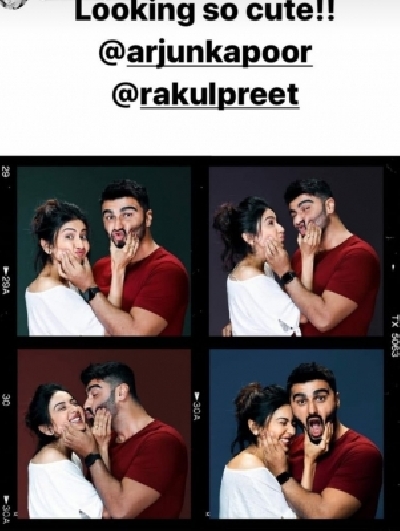 Actors Arjun Kapoor and Rakul Preet Singh have started shooting for their rom-com film, and they are already being praised for looking 