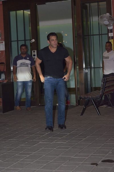 Mumbai: Actor Salman Khan at the wedding anniversary party of his sister Arpita Khan and brother-in-law Aayush Sharma in Mumbai on Nov 18, 2019. (Photo: IANS)