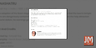 IFFI runs Gulzar pic for Ray, rectifies gaffe soon after