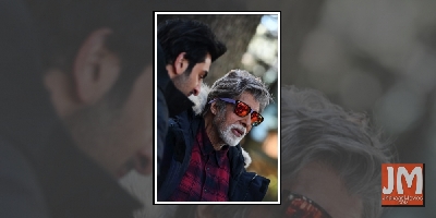 Big B shares 'Brahmastra' shoot pic with Ranbir Kapoor from Manali