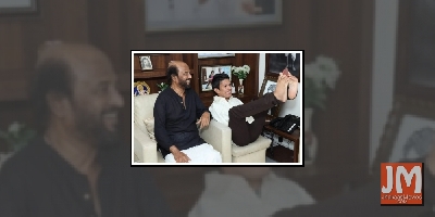 Rajinikanth meets differently-abled artist