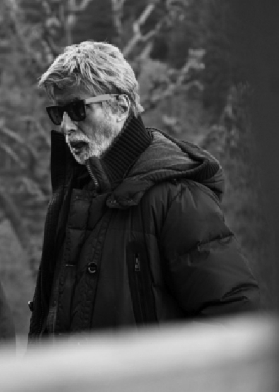 Bollywood veteran Amitabh Bachchan, who has been shooting in Himachal Pradesh for his upcoming movie 