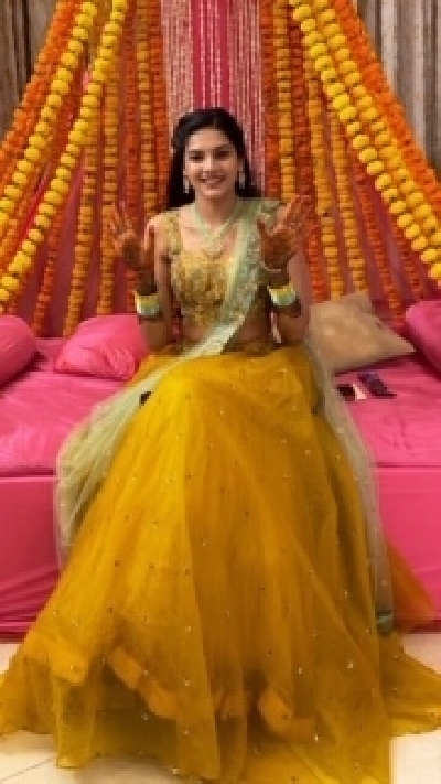 Cricketer Manish Pandey and actress Ashrita Shetty on Thursday hosted a wedding reception for close friends and relatives here. The two had exchanged vows in a glittering ceremony in the city on December 2, just hours after Manish led from the front to help Karnataka retain the Syed Mushtaq Ali T20 Trophy in Surat.