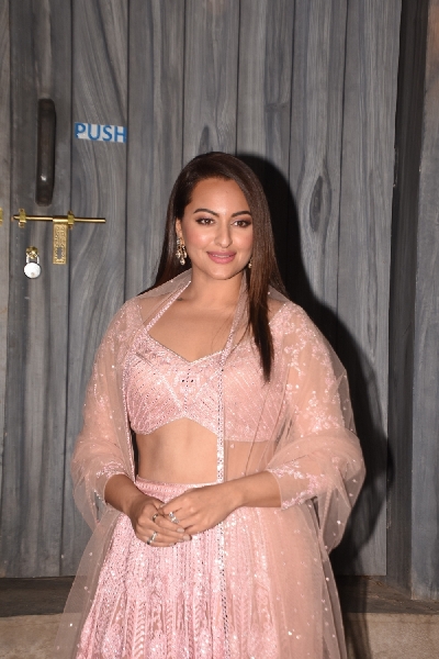 Mumbai: Actress Sonakshi Sinha at the promotions of upcoming film "Dabangg 3" in Mumbai on Dec 6, 2019. (Photo: IANS)
