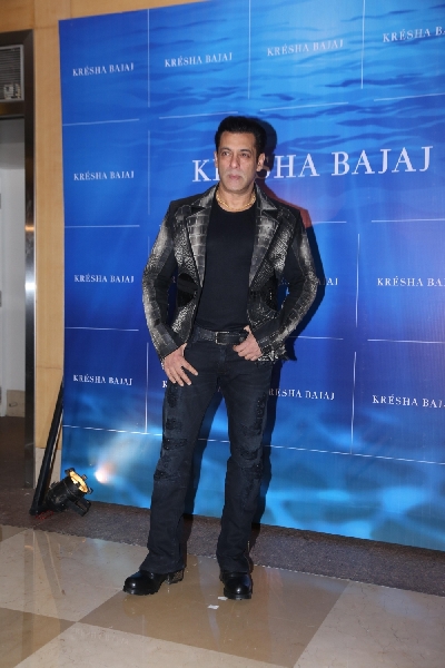 Mumbai: Actor Salman Khan arrives at the first year anniversary celebration of fashion designer Kresha Bajaj's store in Mumbai on Dec 7, 2019. (Photo: IANS)