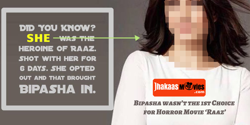 Bipasha Basu replaced this actress in Raaz 1
