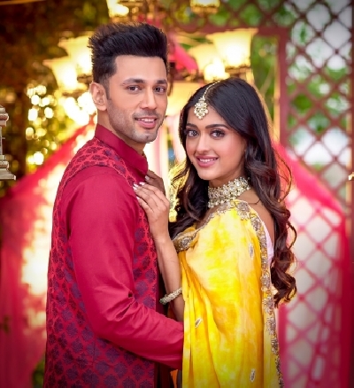 Model Gayatri Bhardwaj and actor Sahil Anand.