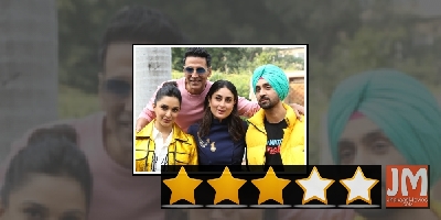 New Delhi: Actors Akshay Kumar, Kareena Kapoor, Diljit Dosanjh and Kiara Advani during the Group Photoshoot of the starcast of upcoming film \